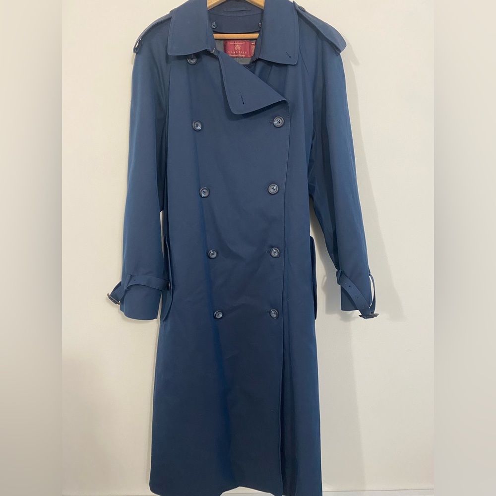 Nordstrom Classic Men’s trench coat  wool lining